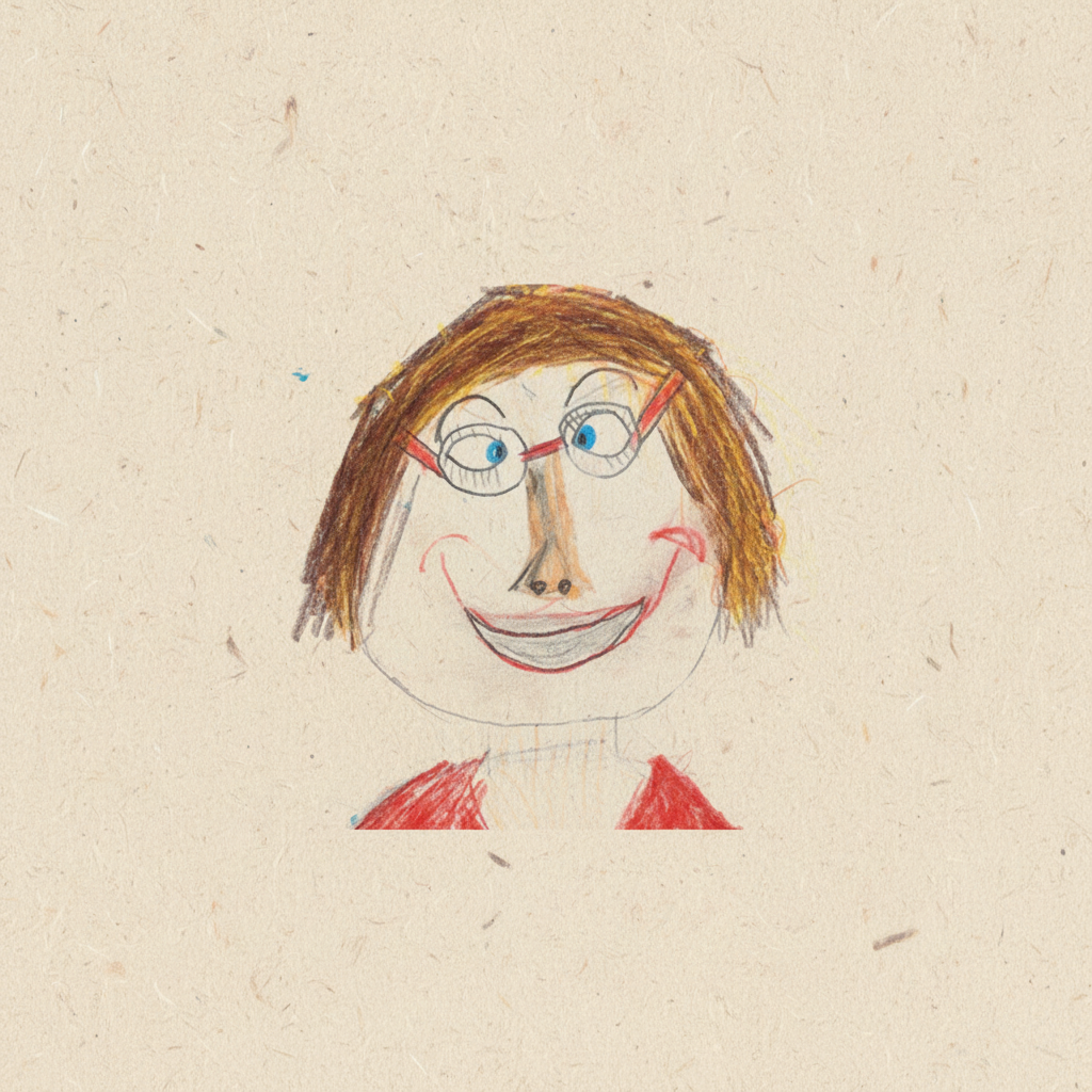 Porträtzeichnung von Franziska Streicher